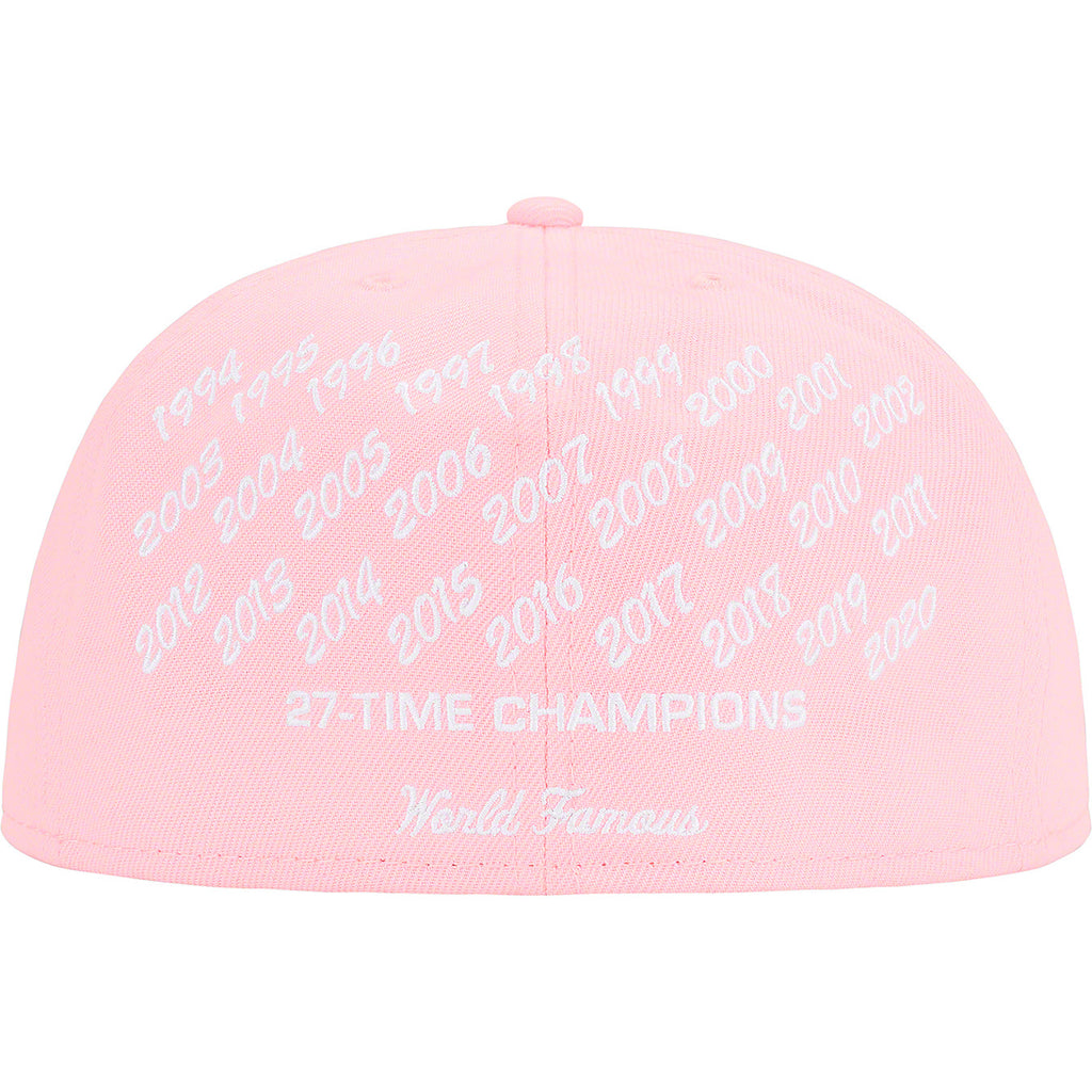 Supreme Champions Box Logo New Era Pink