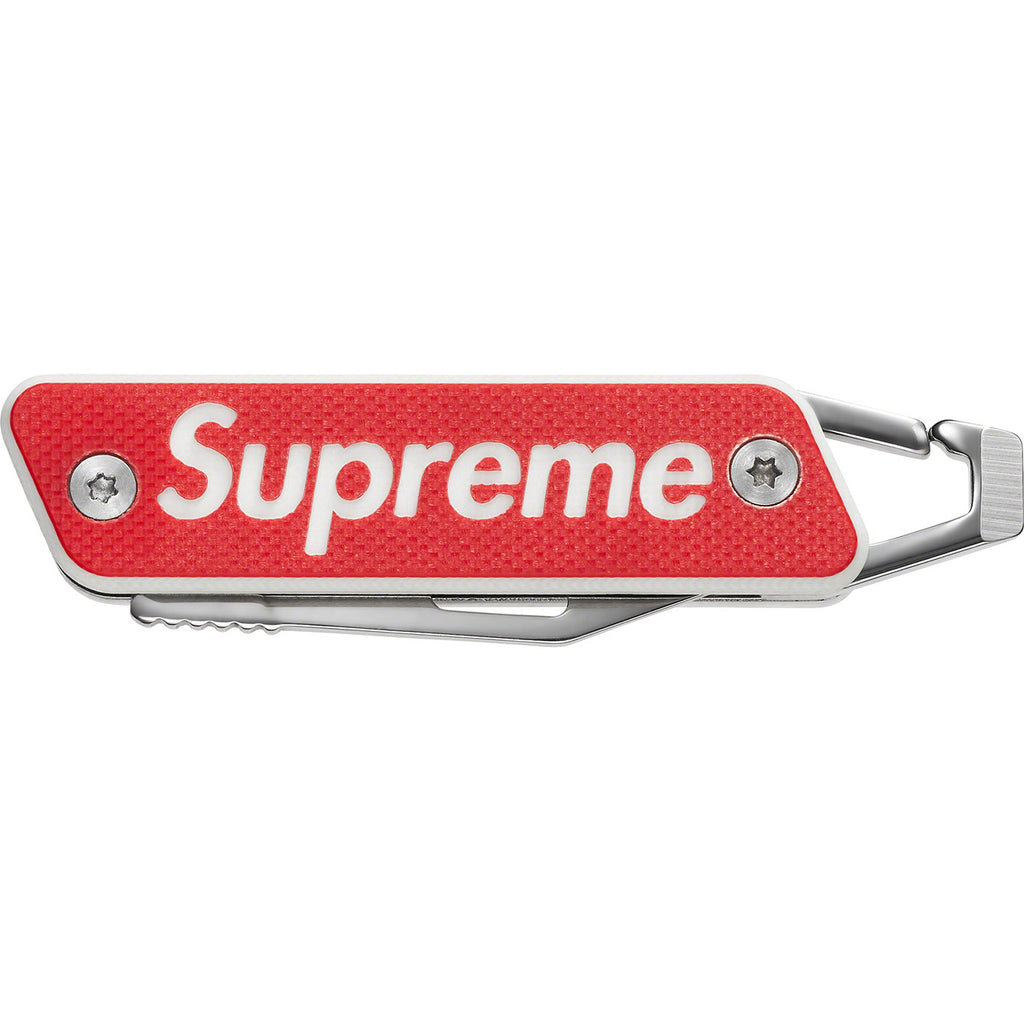 Supreme TRUE Modern Keychain Knife Red