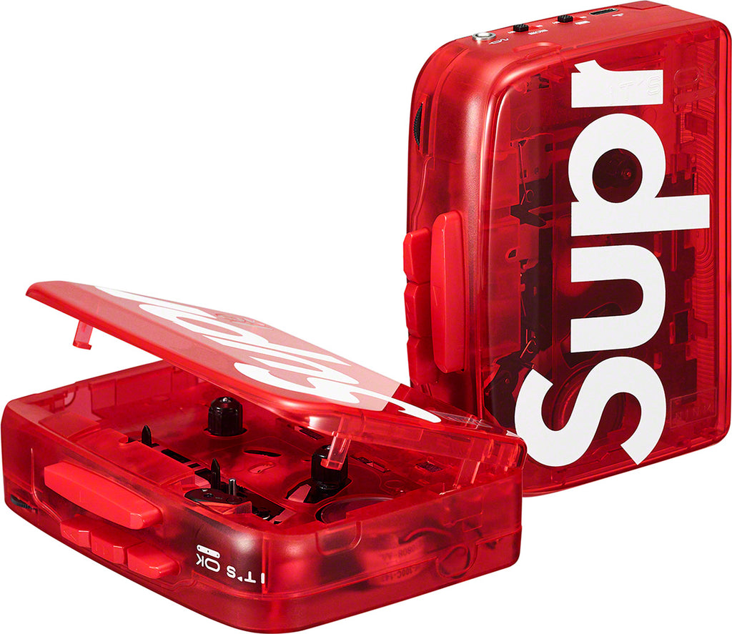 Supreme IT'S OK TOO Cassette Player Red