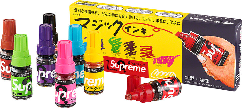 Supreme Magic Ink Markers (Set of 8) Multicolor